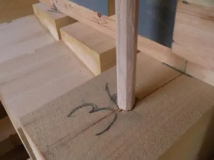 A wooden board with some writing on it